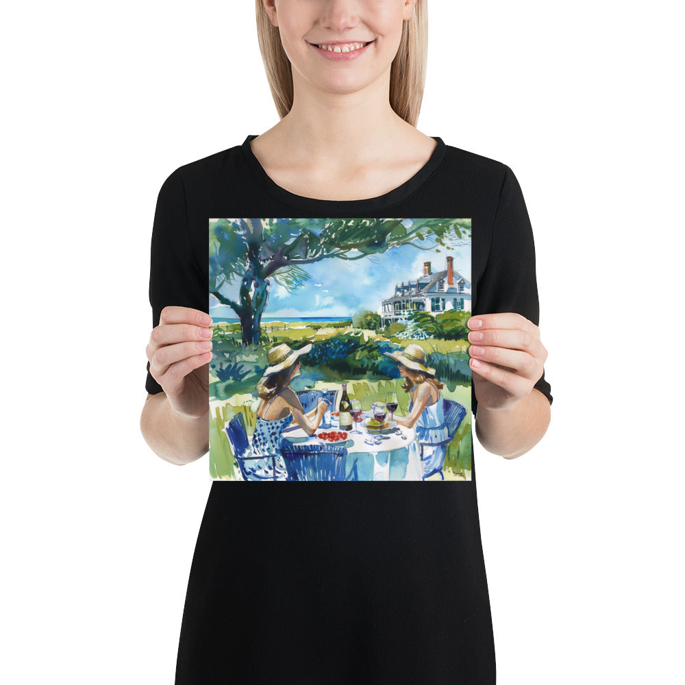 Midsummer Garden Luncheon Print