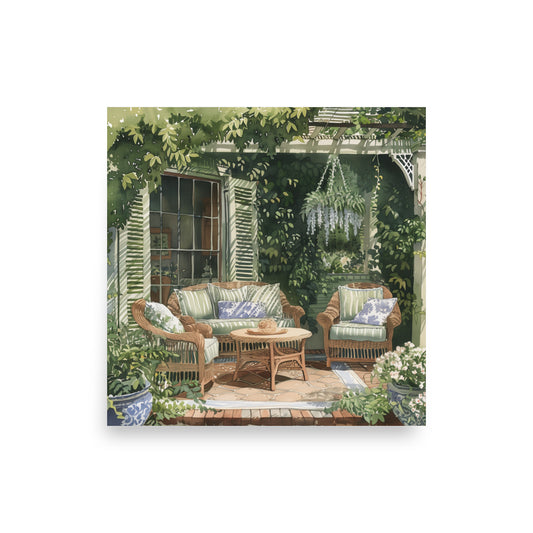 Garden Terrace Print