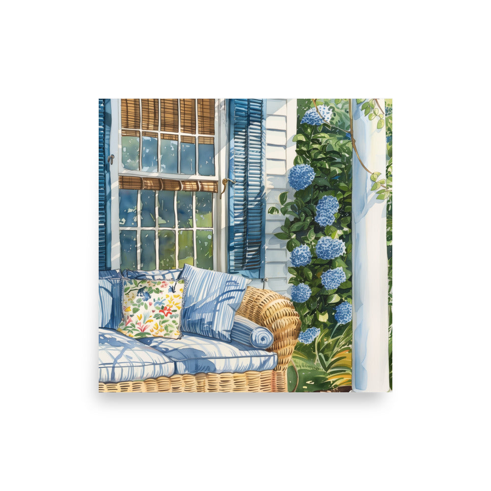 Chic Coastal Retreat Print