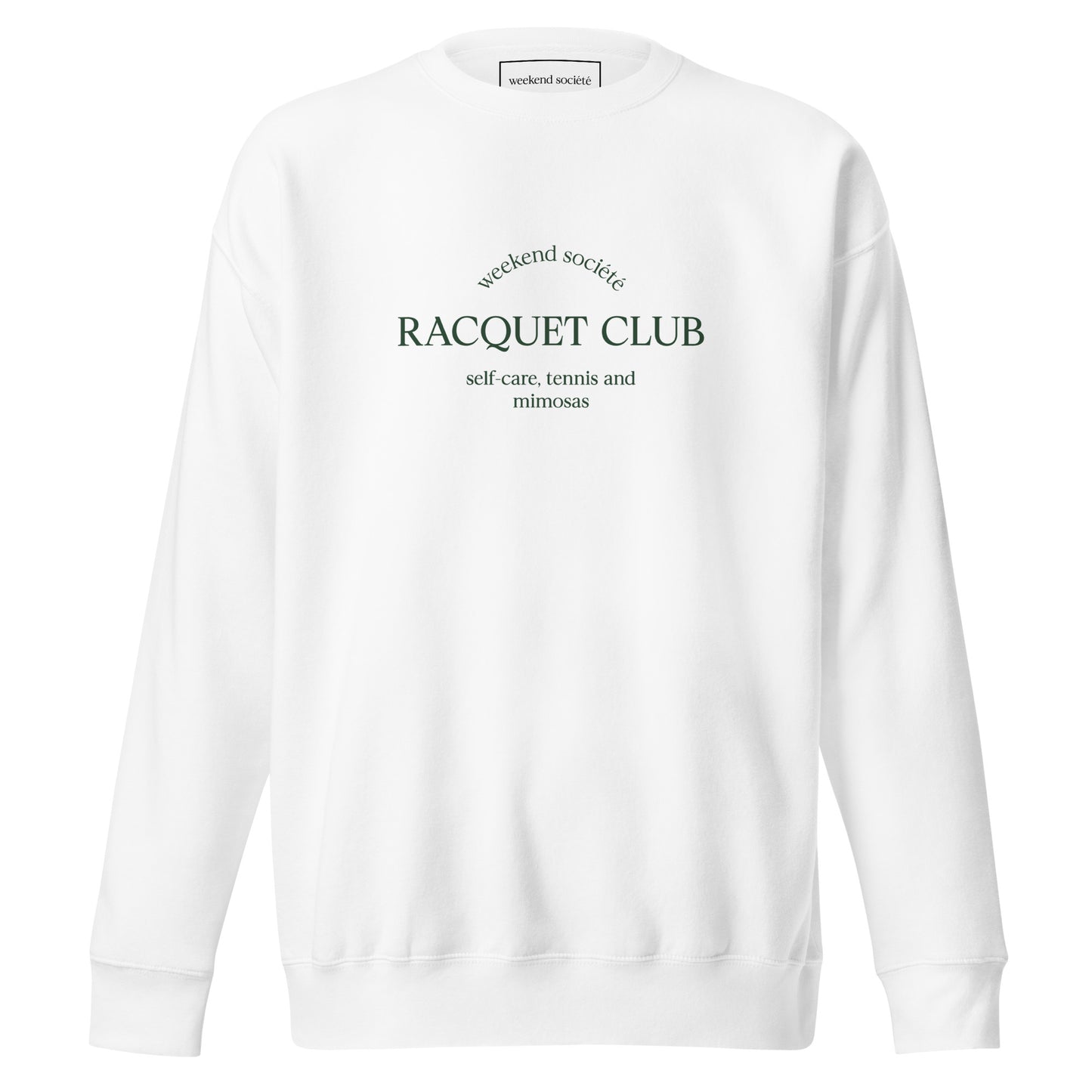 Racquet Club Sweatshirt - White